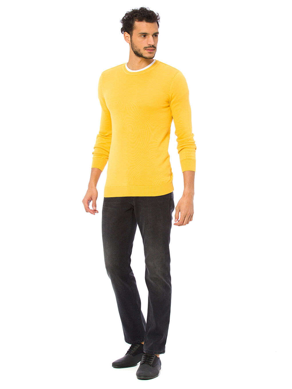 Pulover GALBEN Bărbat-2