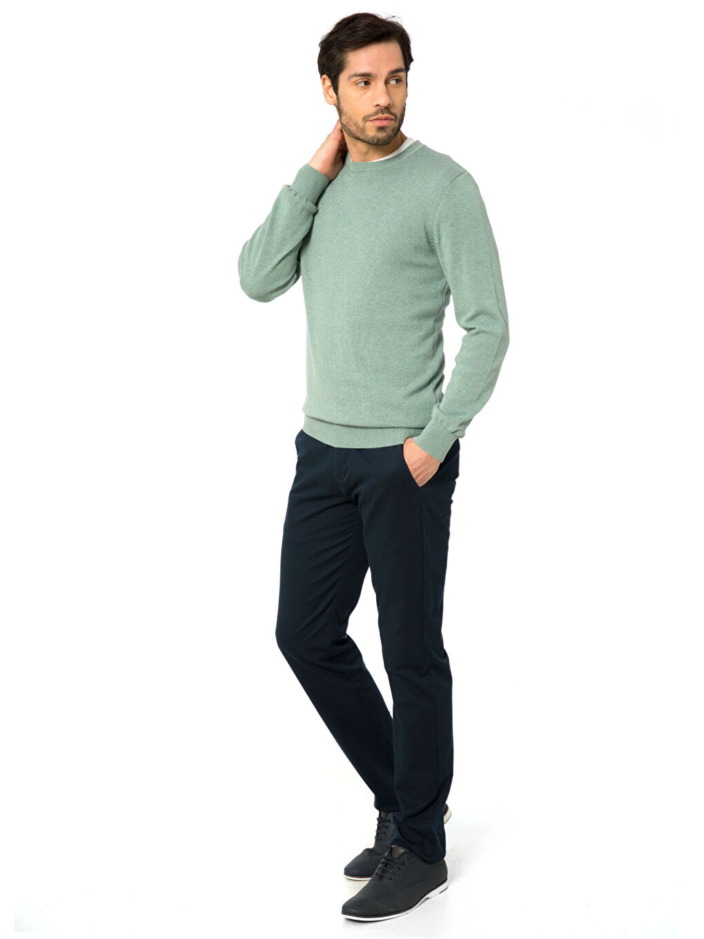 LCWAIKIKI Classic Man TURQUOISE Sweater -7K2715Z8-LDG