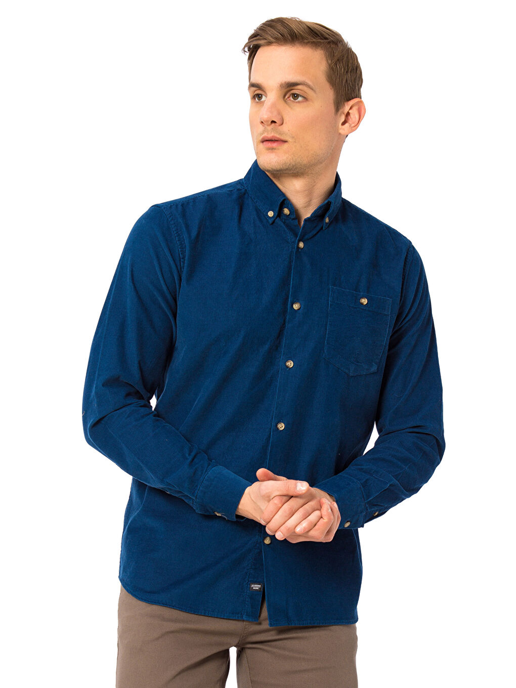 قميص نيلي راجل