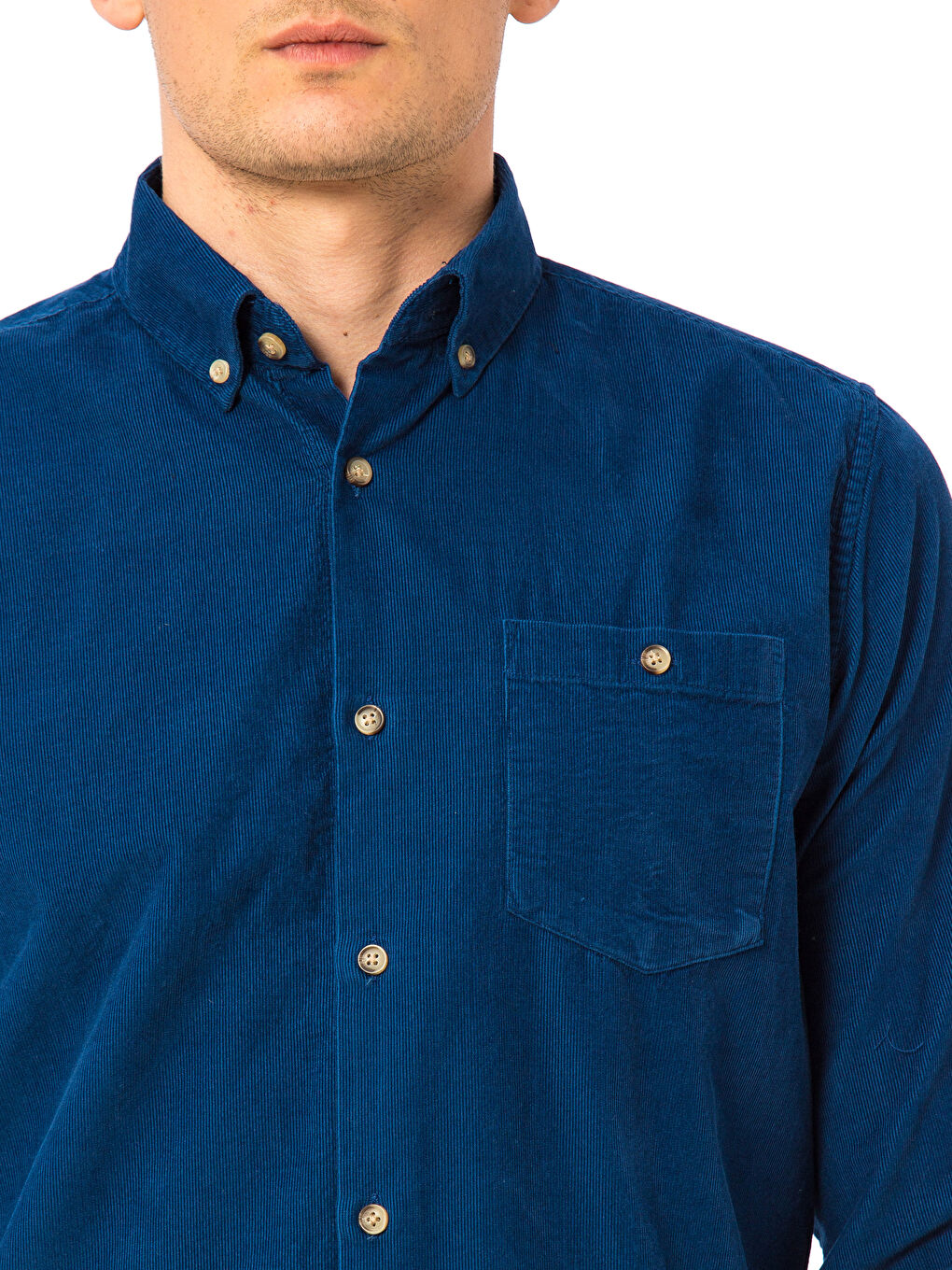 قميص نيلي راجل-3