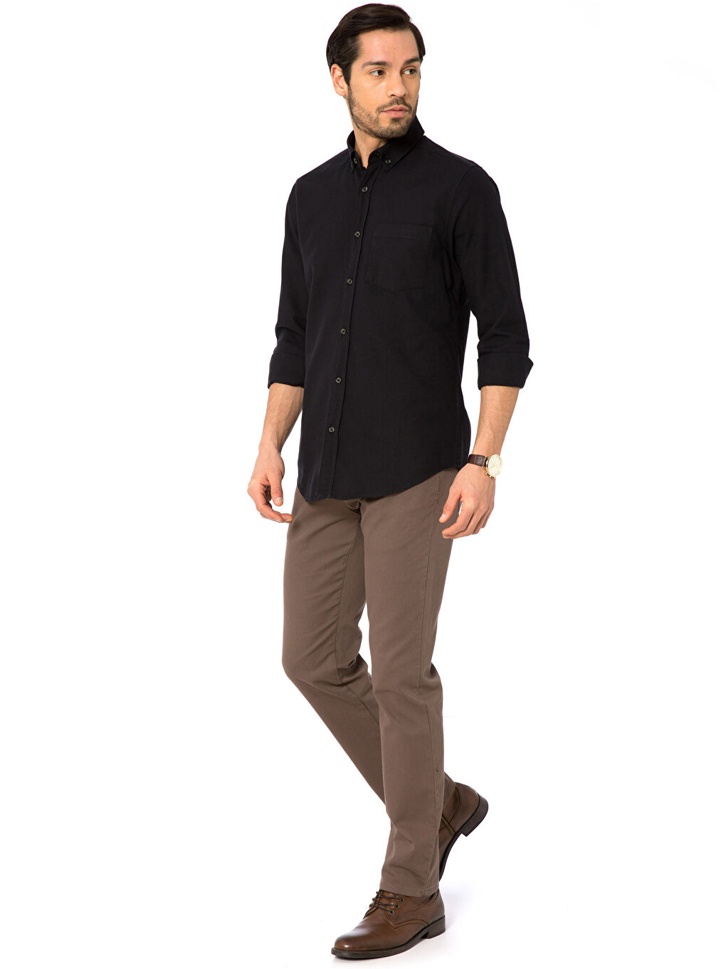 قميص اسود رجال-2