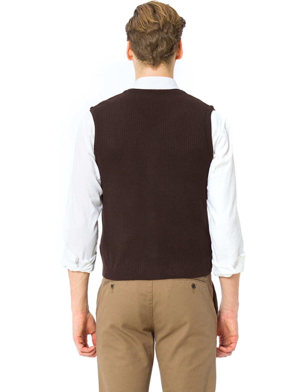 Gilet BRUN Homme-1