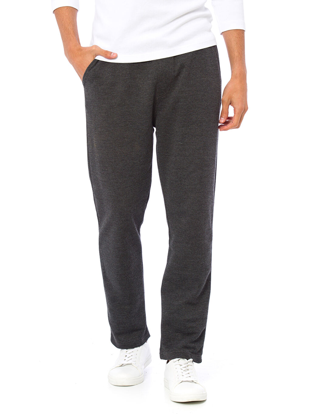 Antrasit Melanj Eşofman Altı