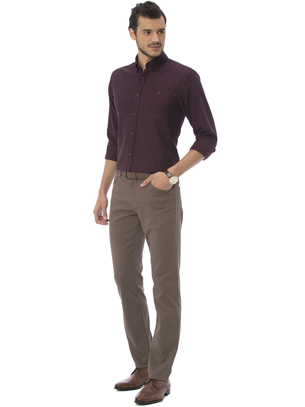 سروال شينو بنى رجال-2