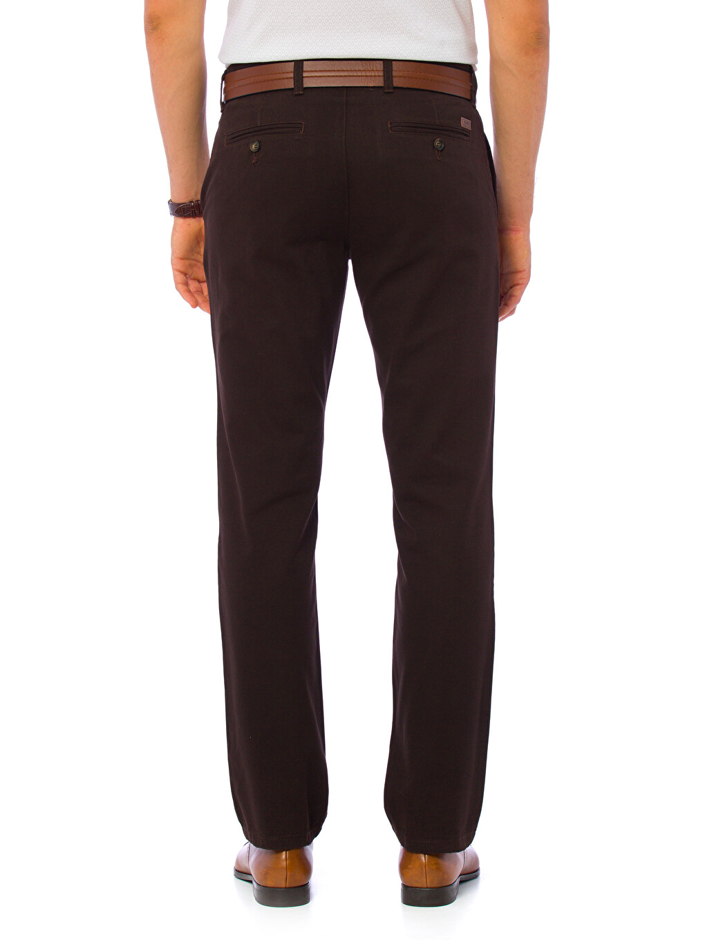 Pantalon chino Brun Homme-1