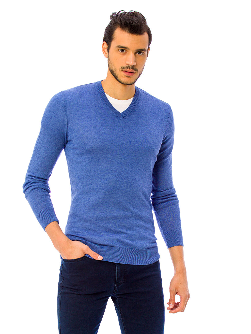 Man BLUE Sweater