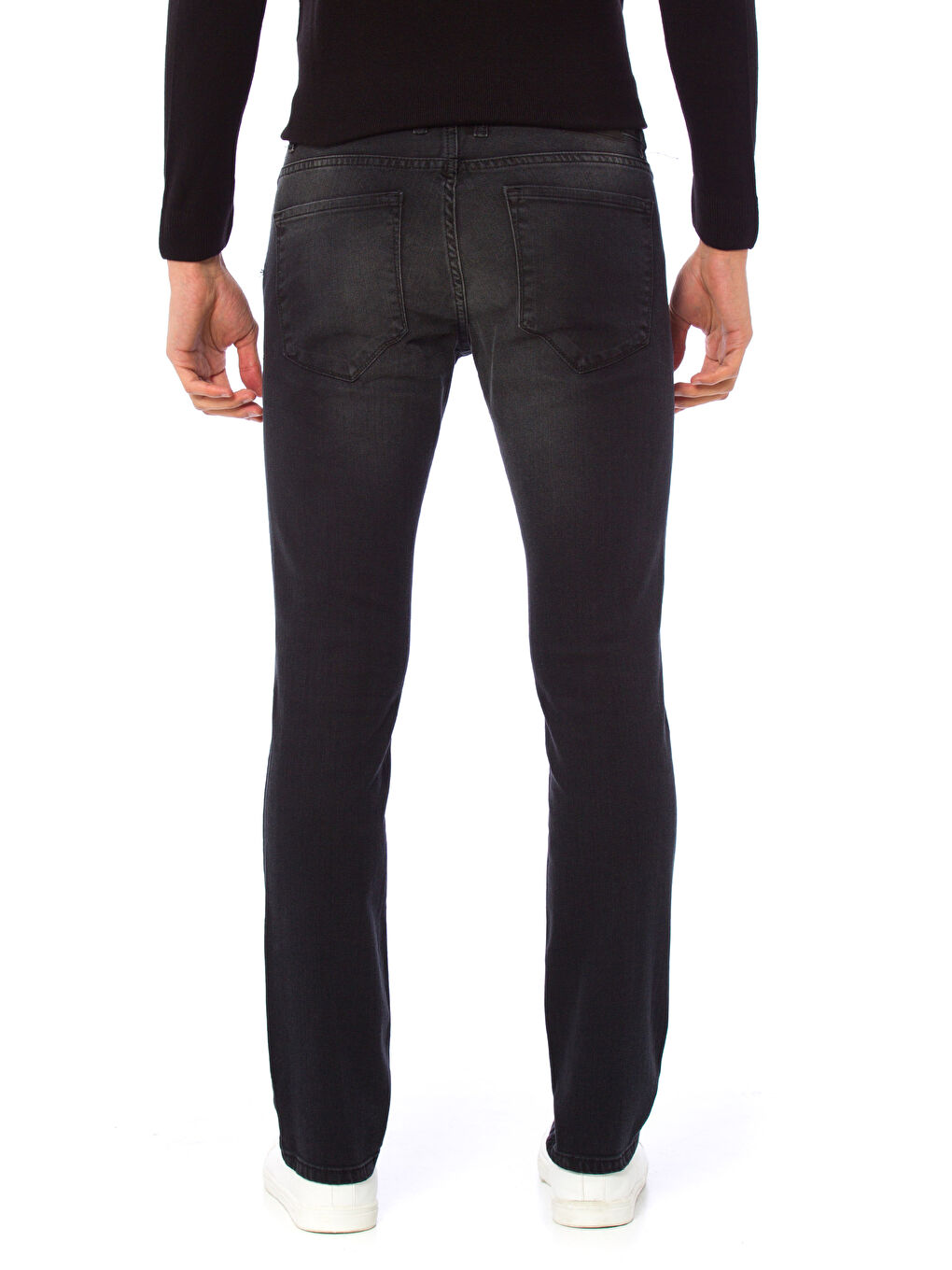 Siyah Rodeo Jean Pantolon-1