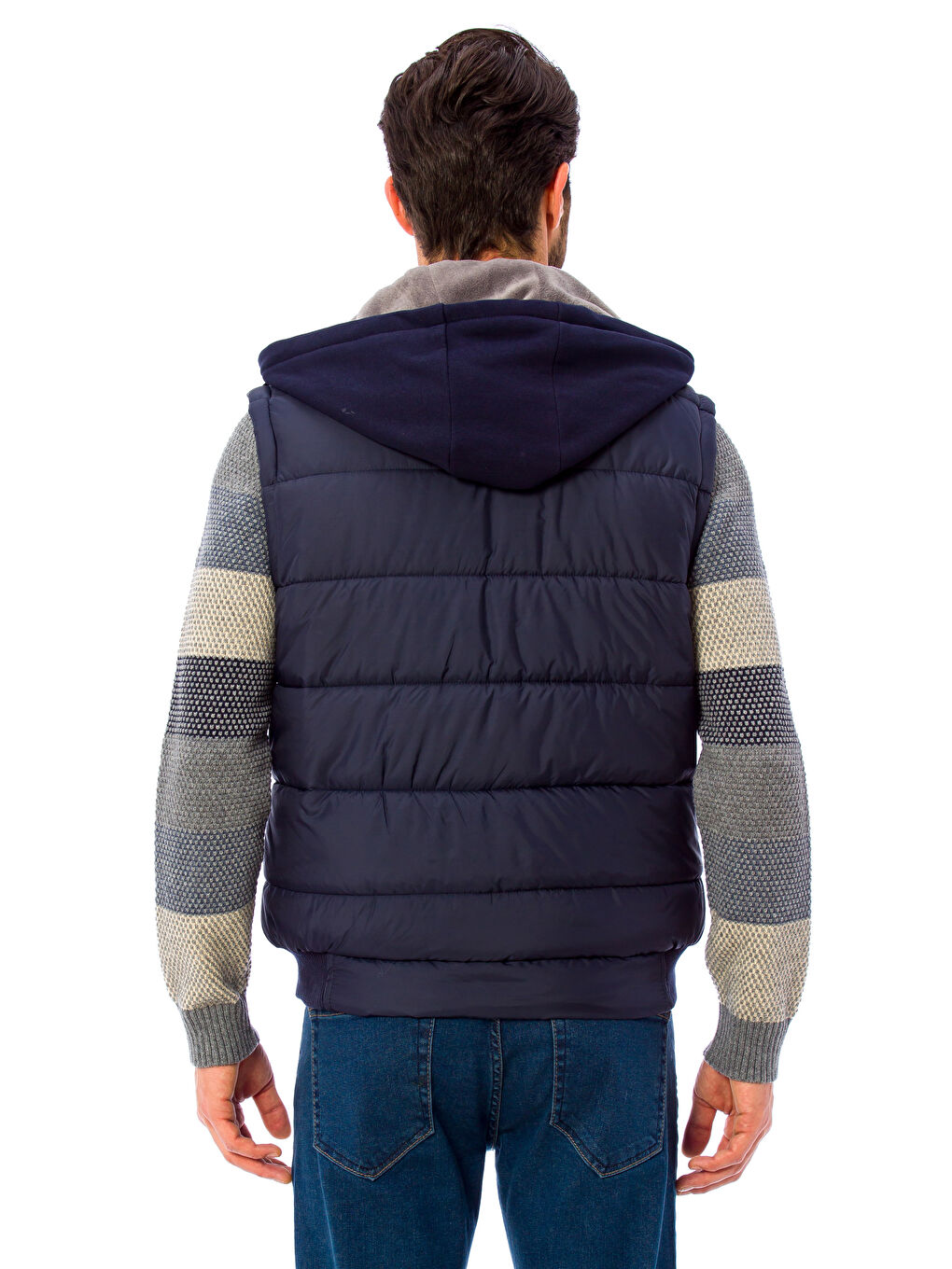 Man NAVY Waistcoat-2