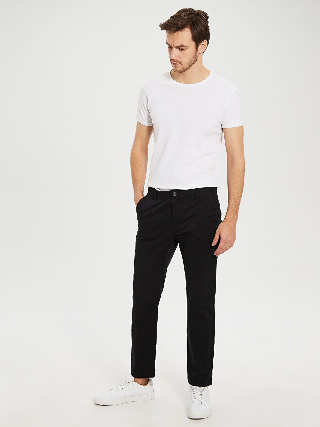 Pantalon Chino Droit pour Hommes-2