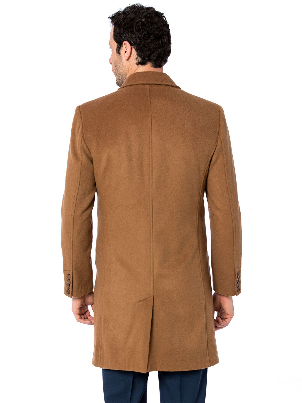 LCWAIKIKI Classic Man ECRU Wool Blended Overcoat -7K4883Z8-3VM