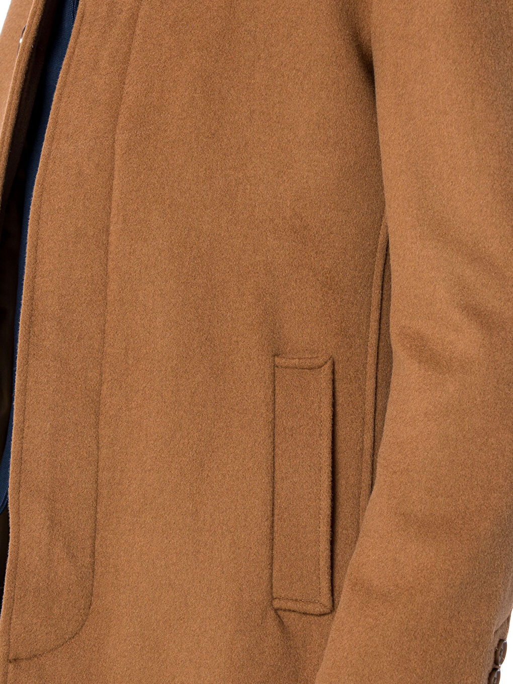 LCWAIKIKI Classic Man ECRU Wool Blended Overcoat -7K4883Z8-3VM