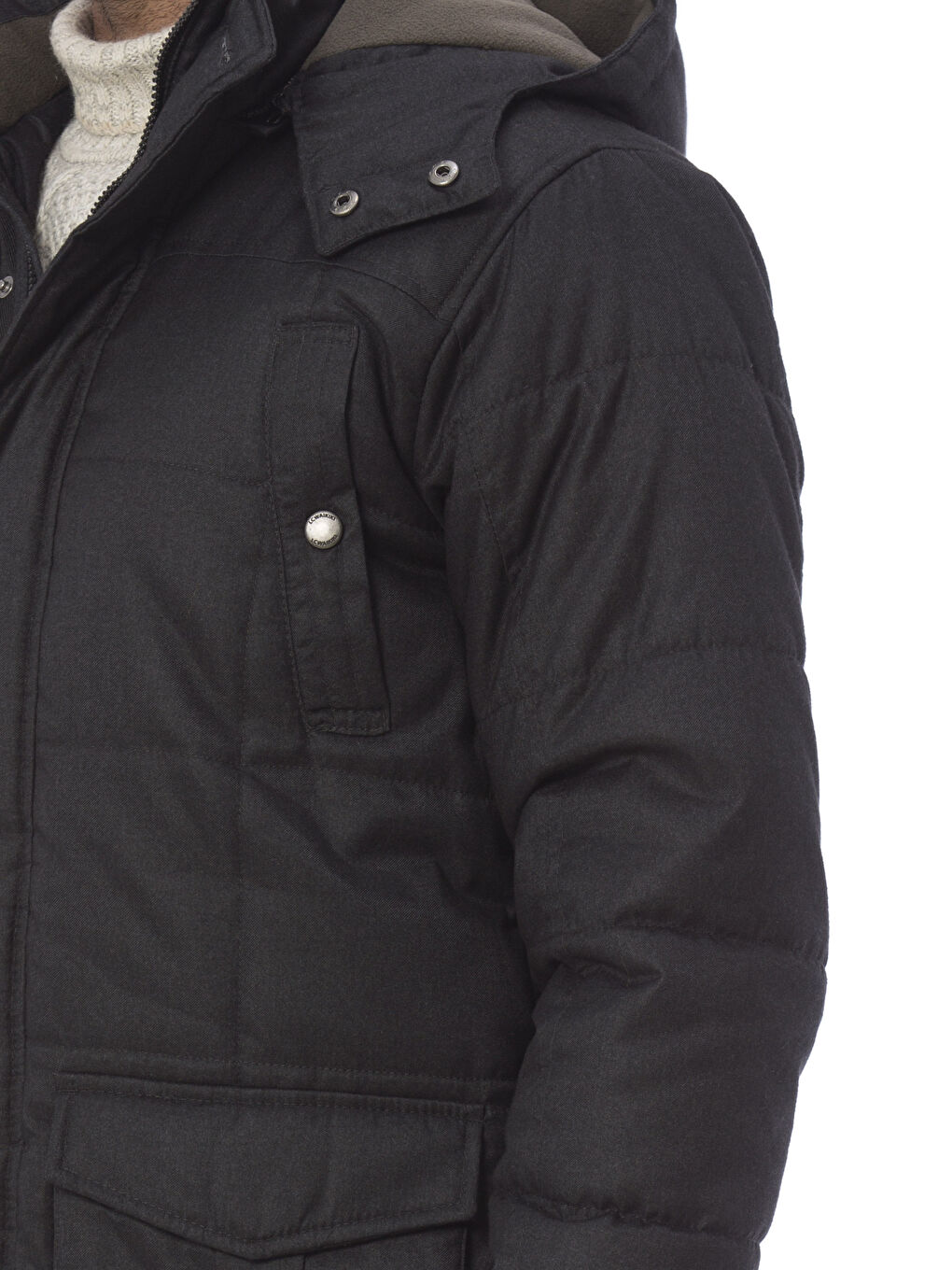 Antrasit Mlj Şişme Mont-5