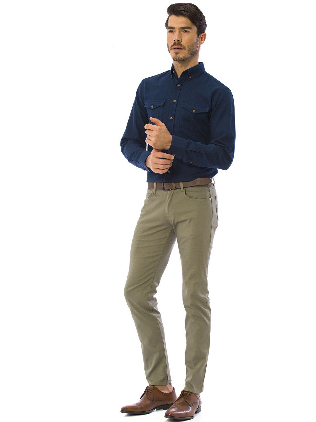 قميص بترولي رجال-2