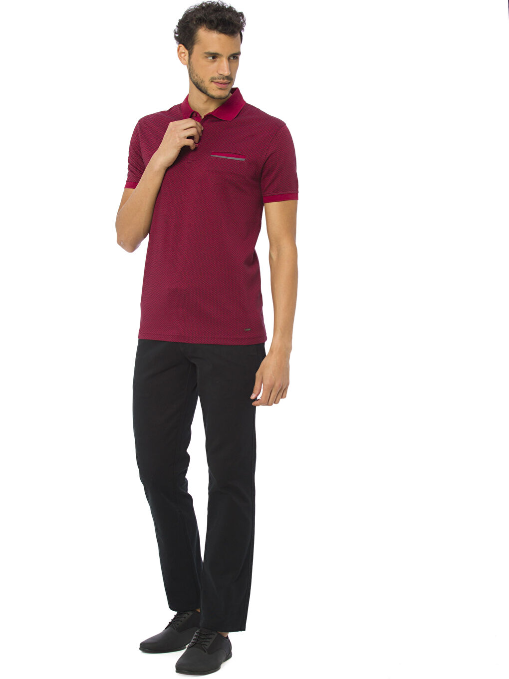 LCWAIKIKI Classic Man BORDEAUX T-Shirt -7K5242Z8-HHF