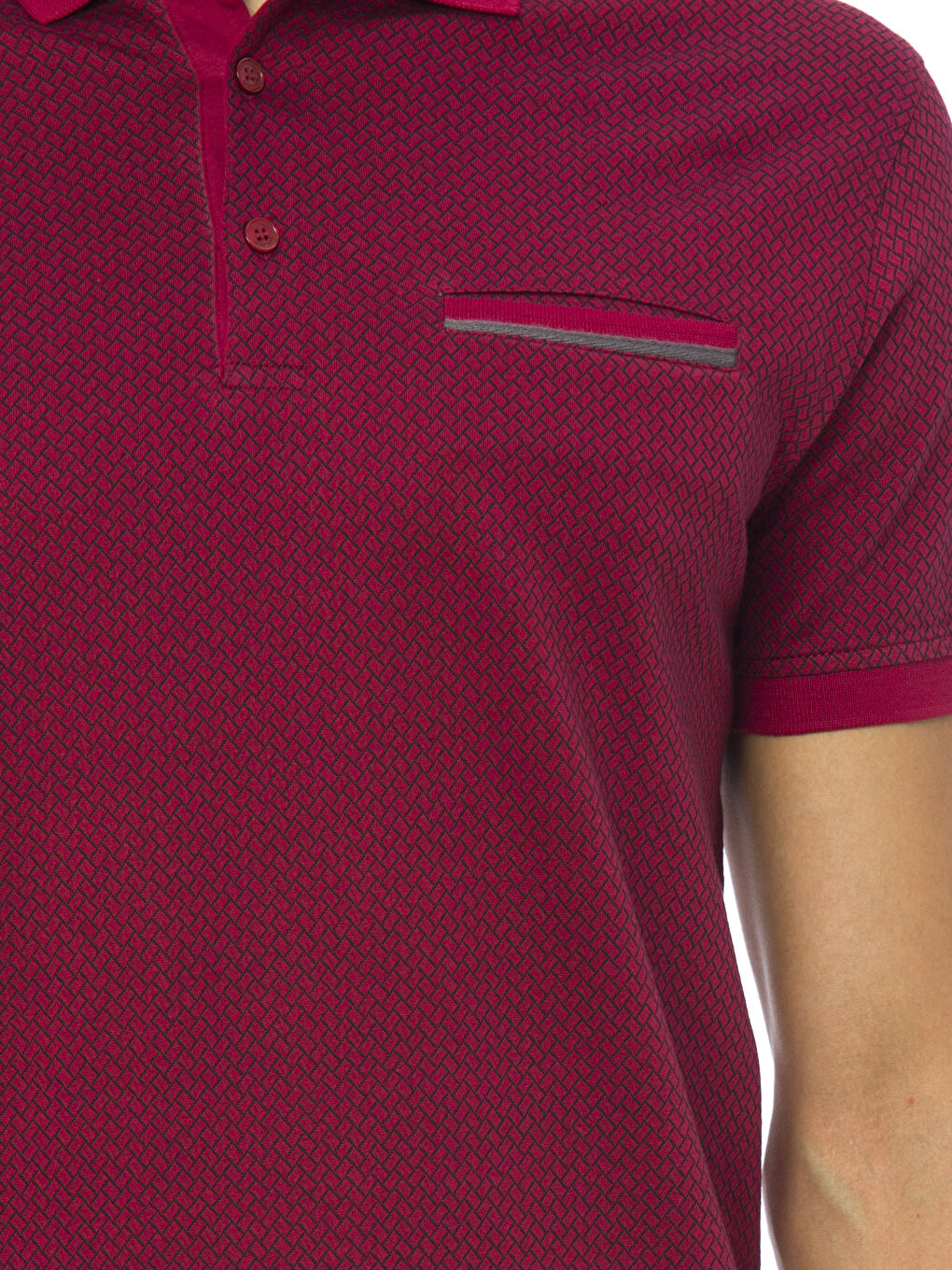 LCWAIKIKI Classic Man BORDEAUX T-Shirt -7K5242Z8-HHF