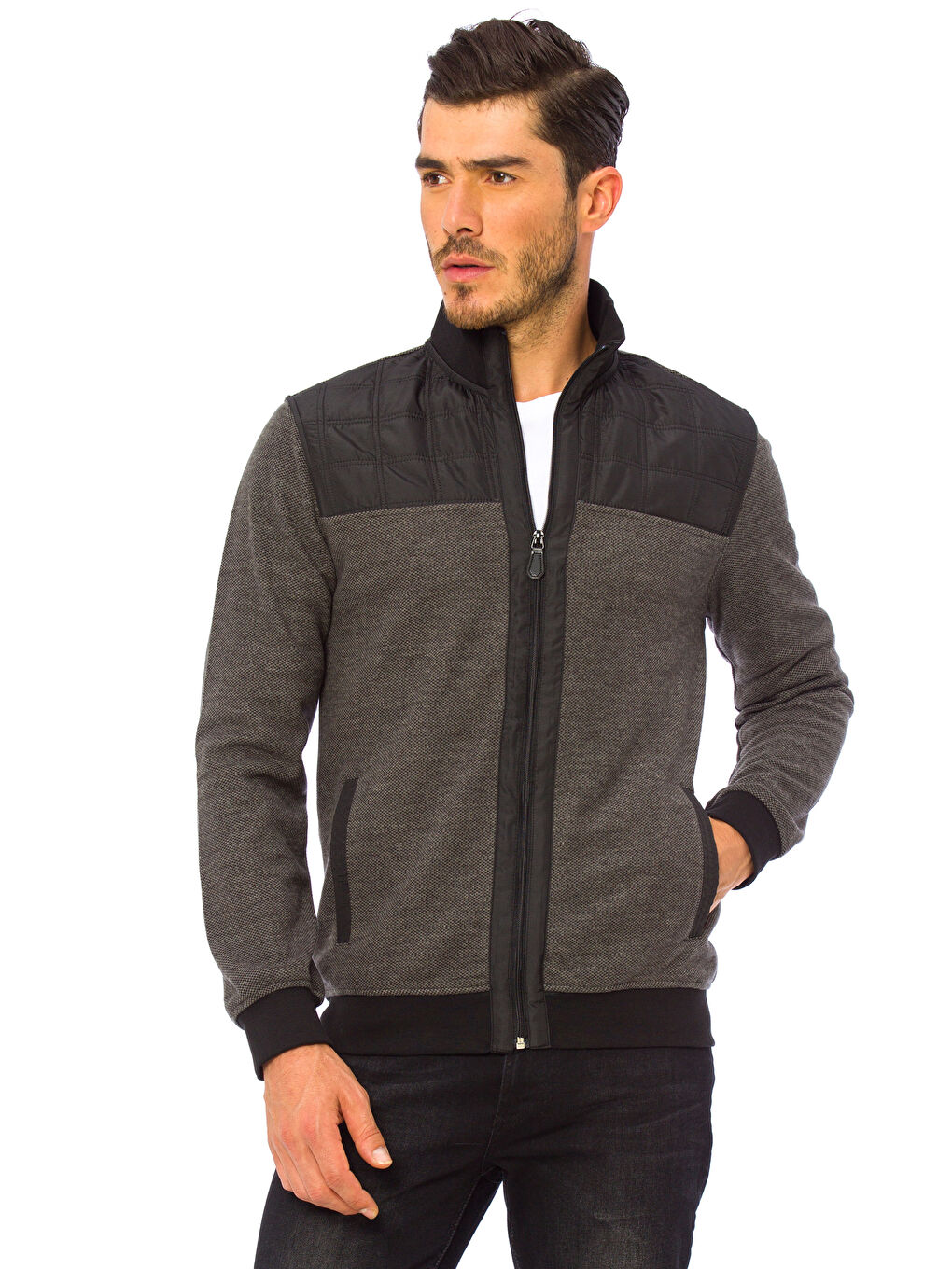 LCWAIKIKI Classic Fermuarlı Sweatshirt -7K5273Z8-E0N