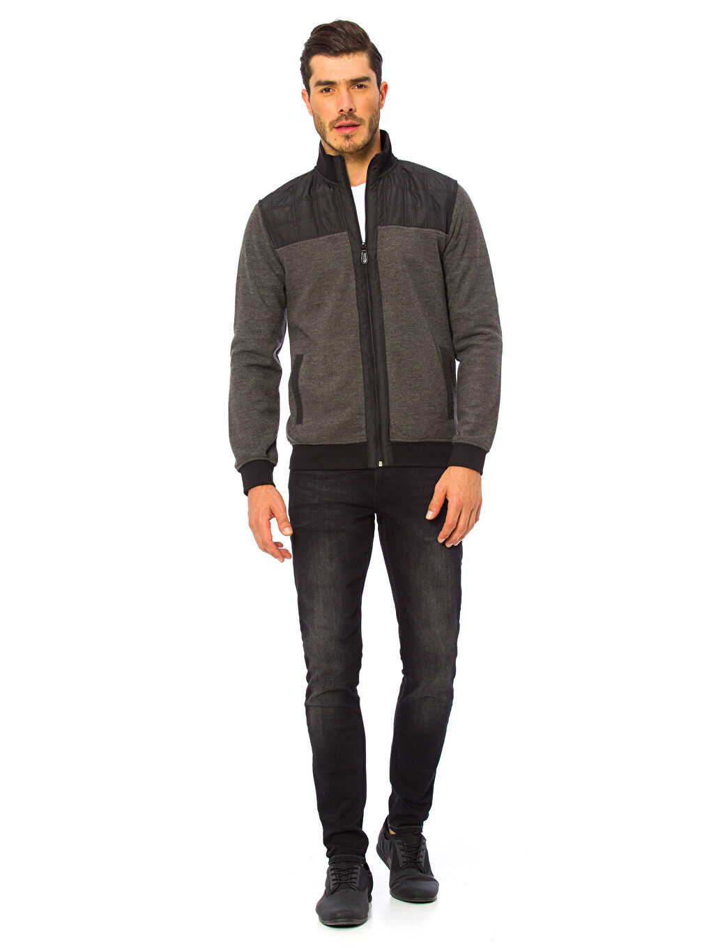 LCWAIKIKI Classic Fermuarlı Sweatshirt -7K5273Z8-E0N