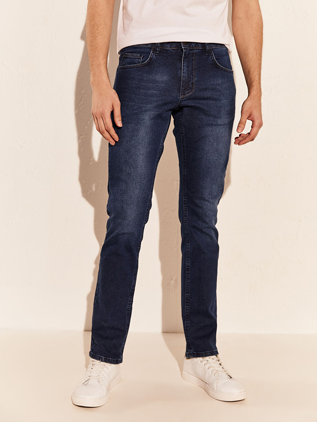 Orta İndigo Rodeo Jean Pantolon-2