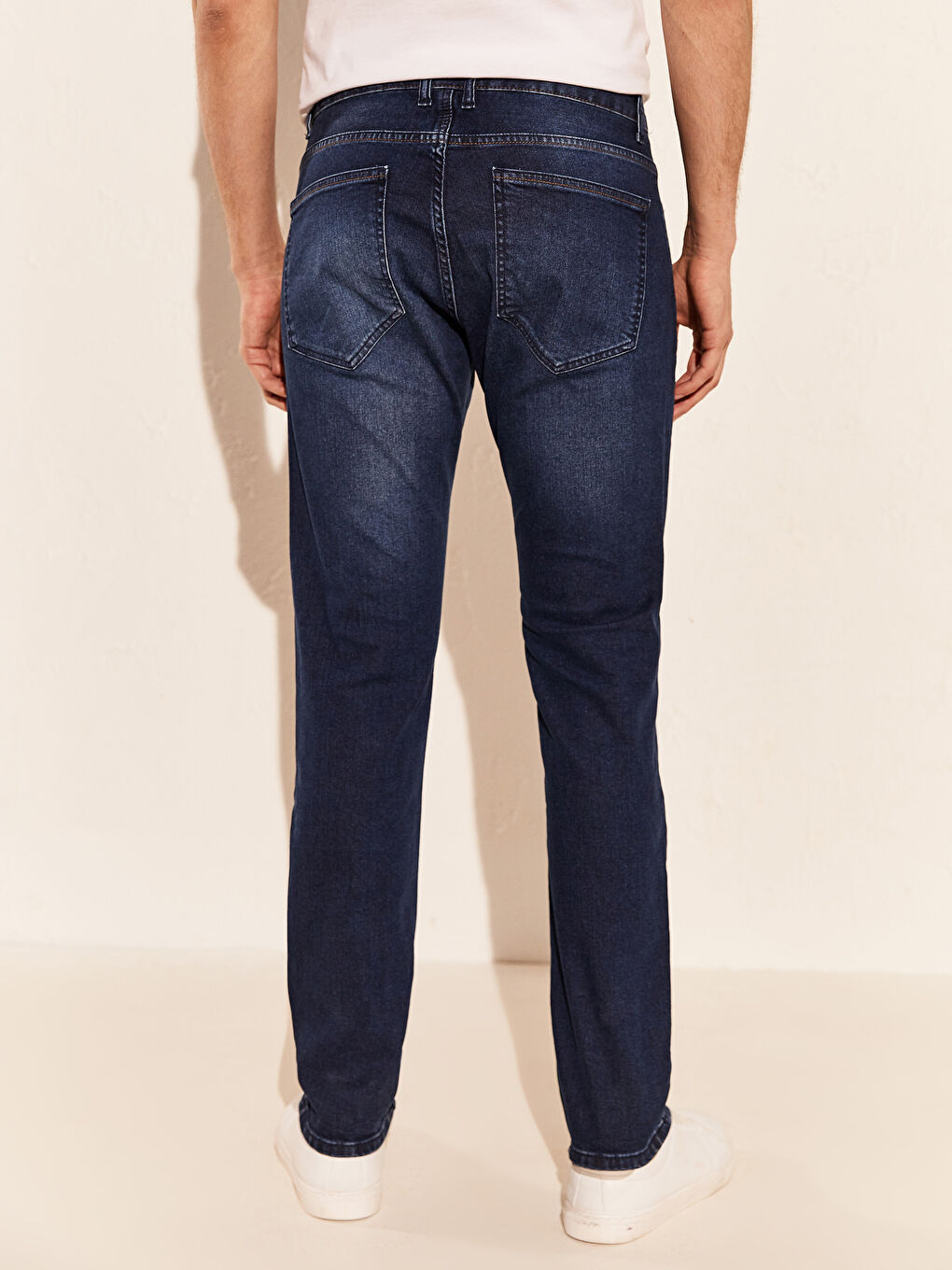 Orta İndigo Rodeo Jean Pantolon-3