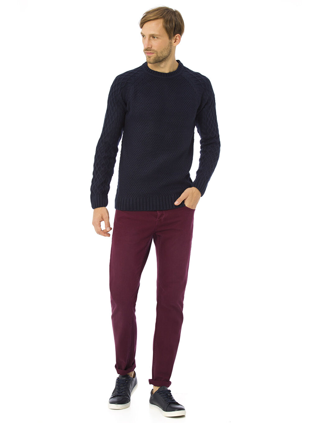 Man NAVY Sweater-2