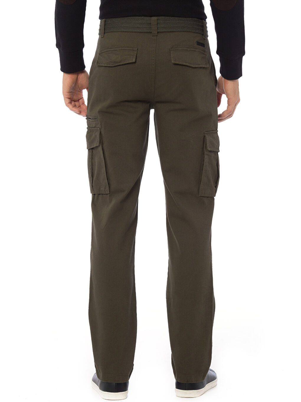 Man KHAKI Cargo Trousers-1