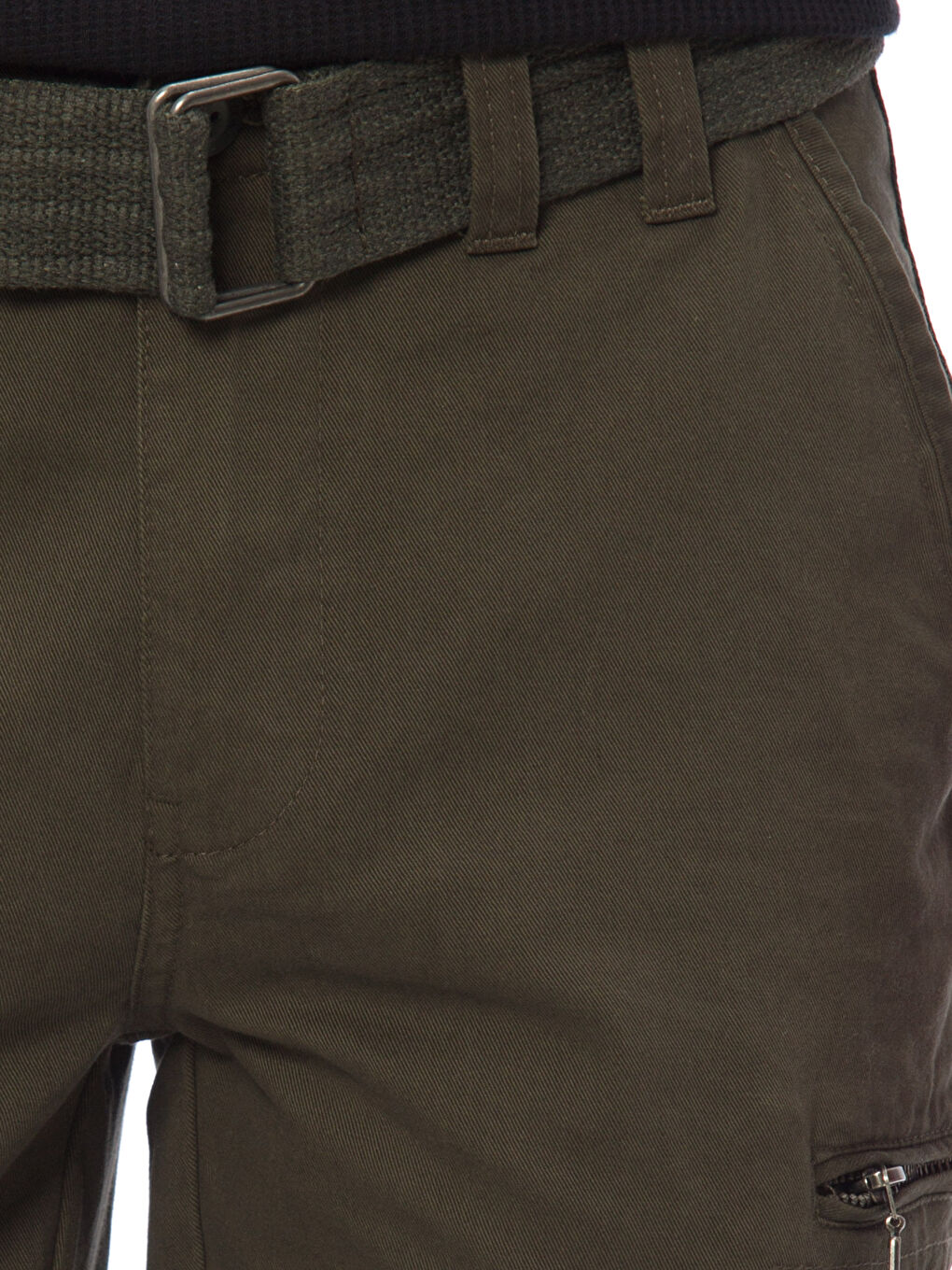 Man KHAKI Cargo Trousers-3