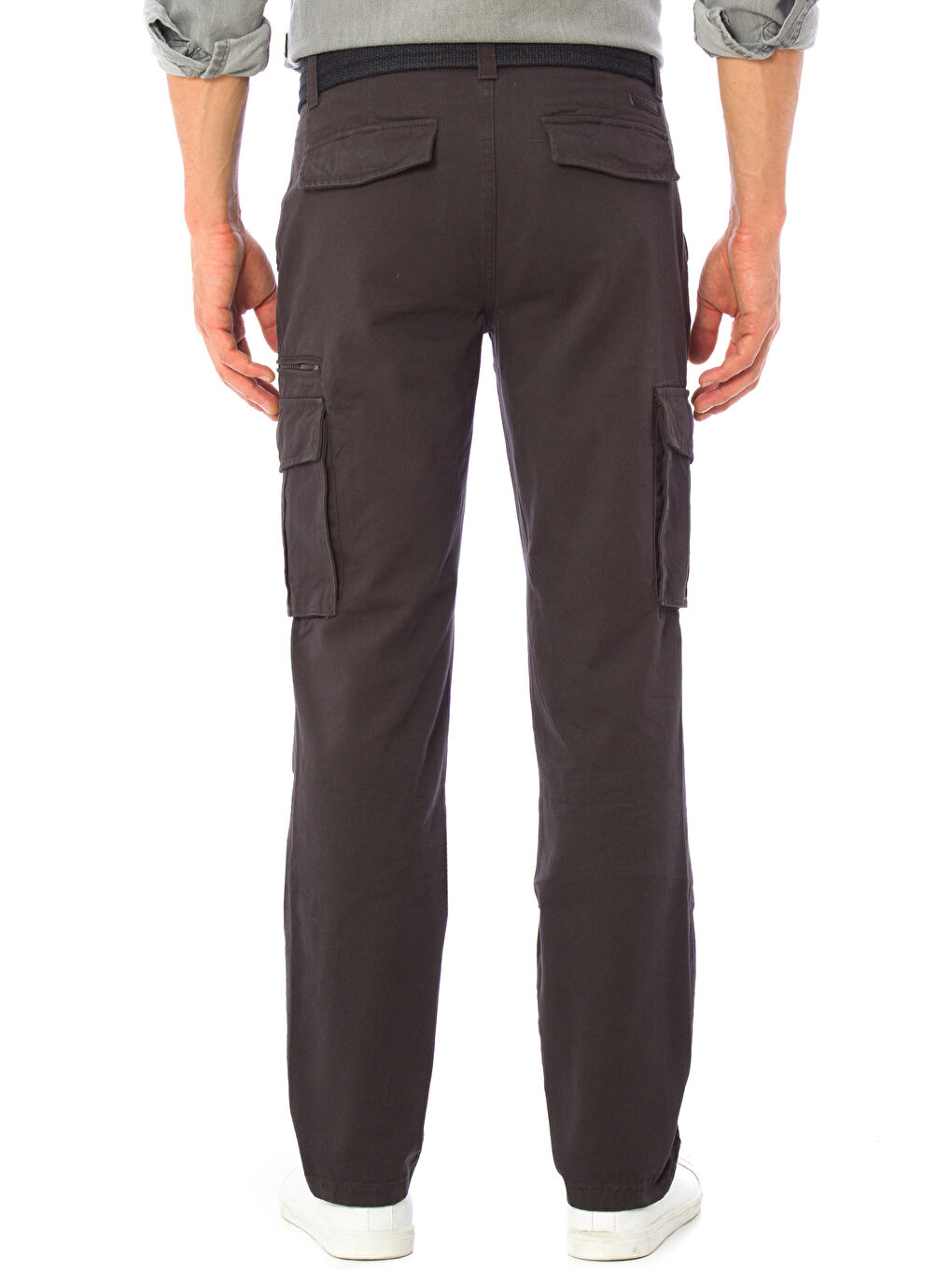 Man ANTHRACITE Cargo Trousers-1