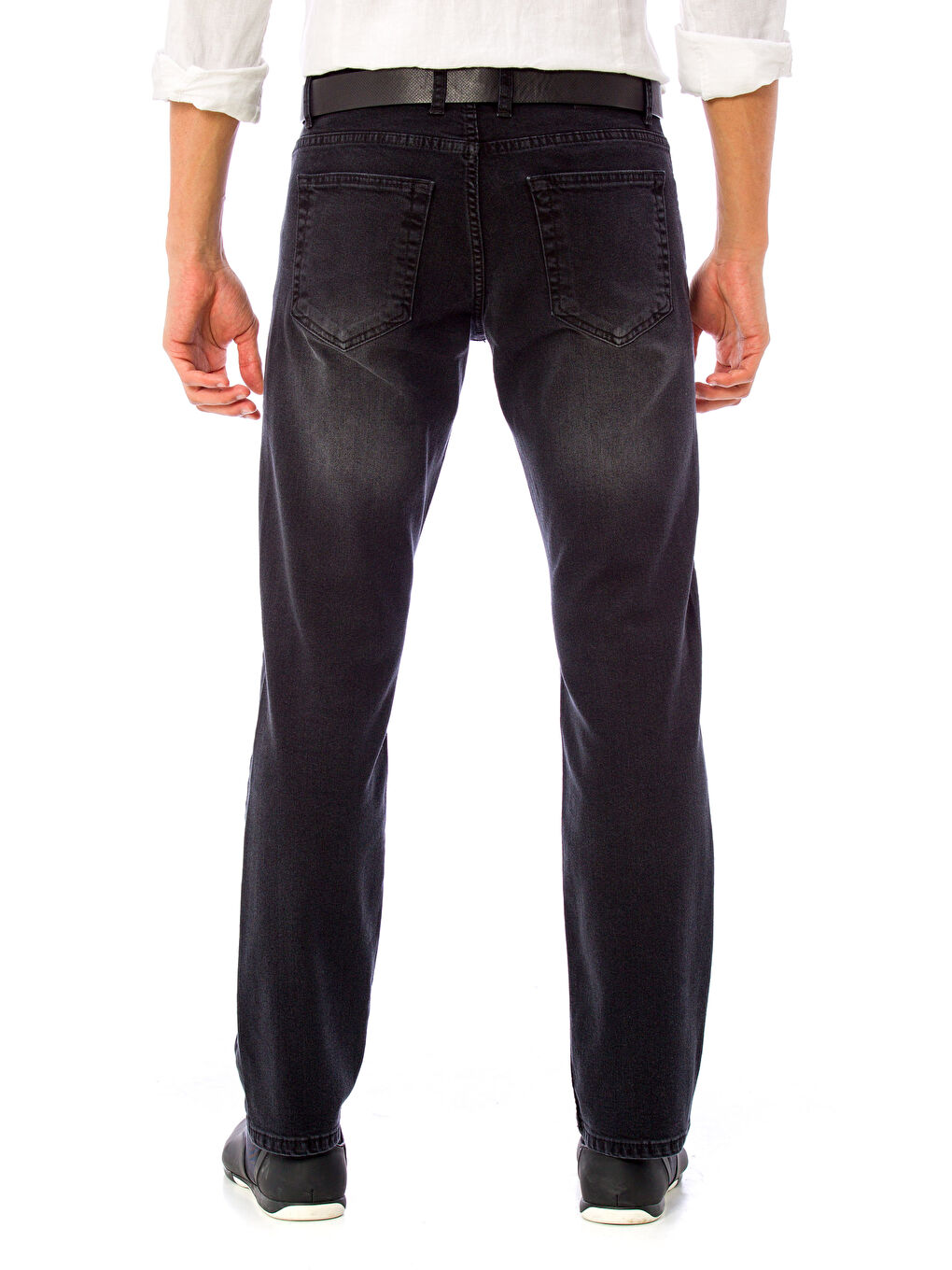 Siyah  Rodeo Jean Pantolon-1