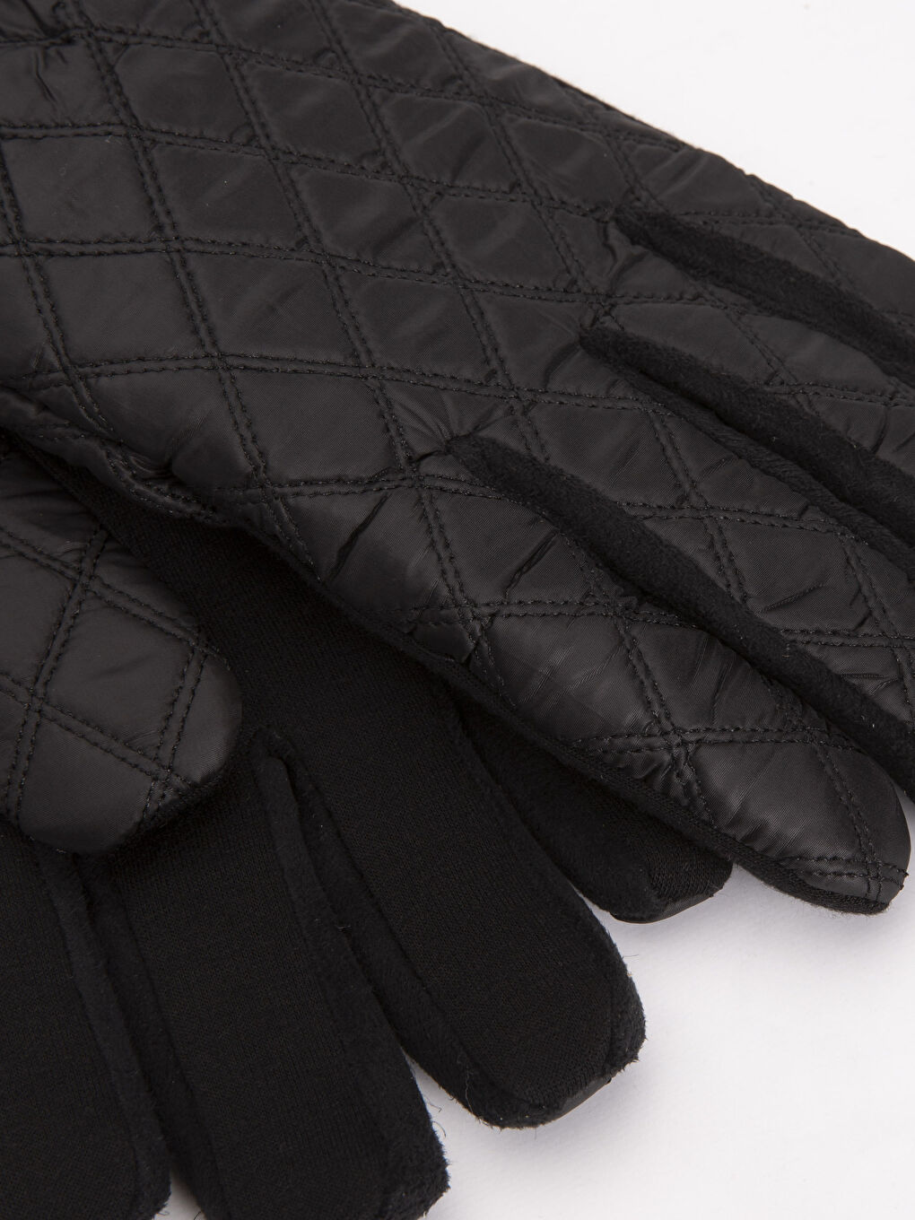 Quilted Pattern Men's Gloves-1