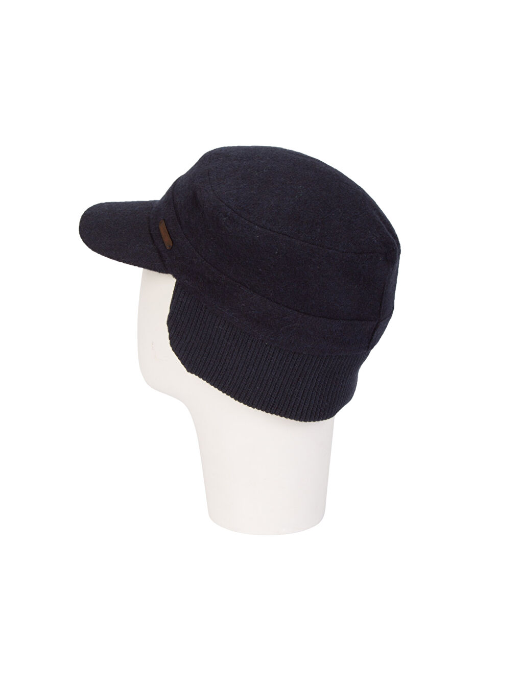 Mann DUNKELBLAU Schiebermütze-1