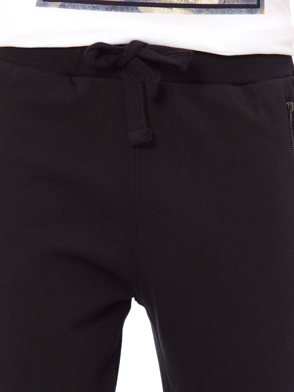 Siyah Sıyah Eşofman Altı-3