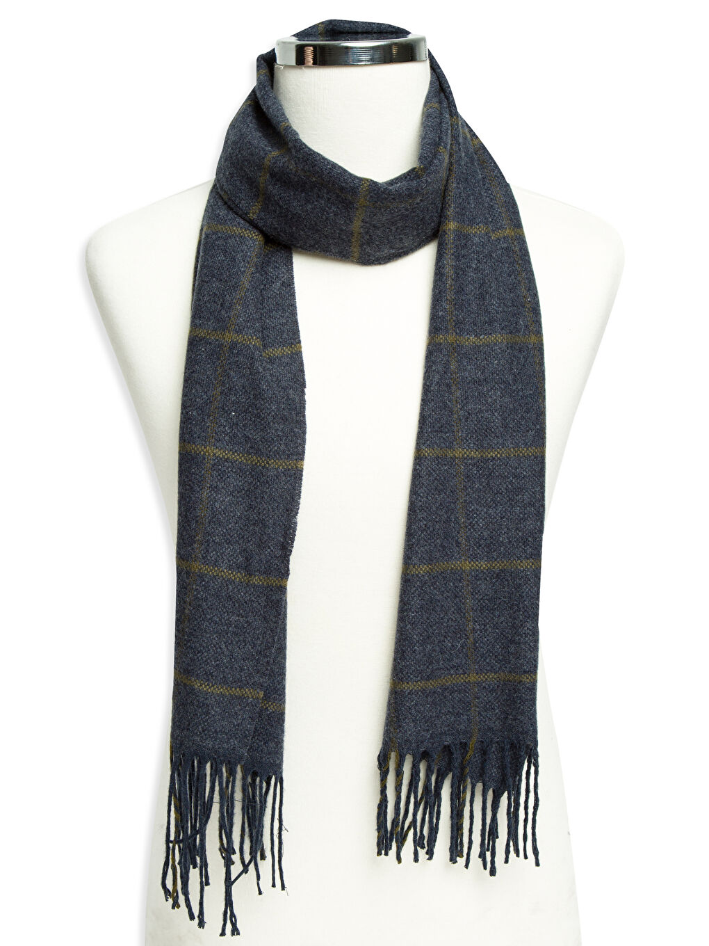 Мъж Синьо Шал