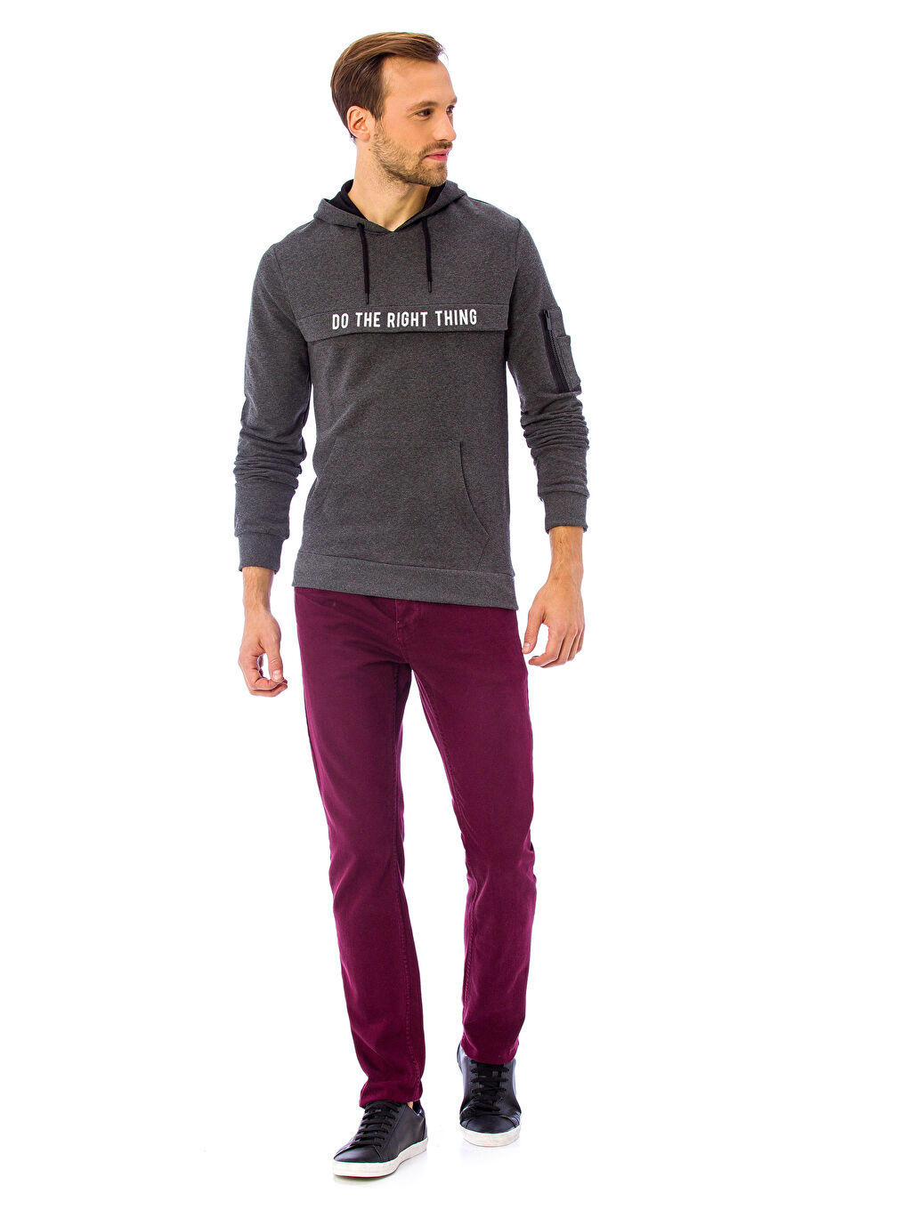 Man PINK Hoodie-2