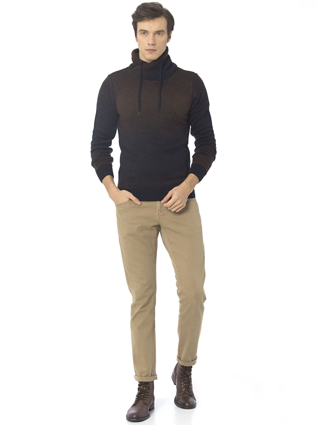 Man BEIGE Sweater-2
