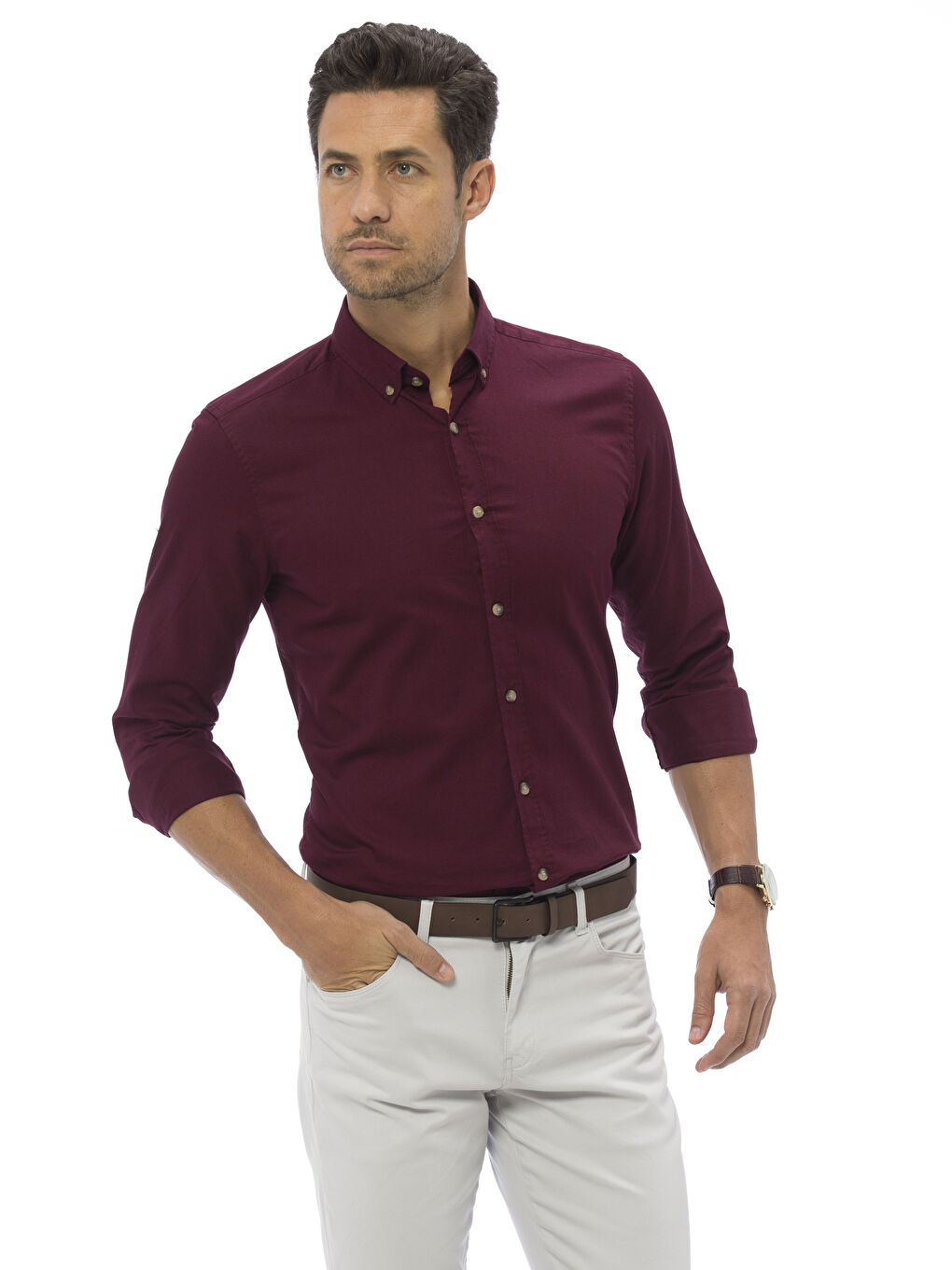 Man BORDEAUX Shirt