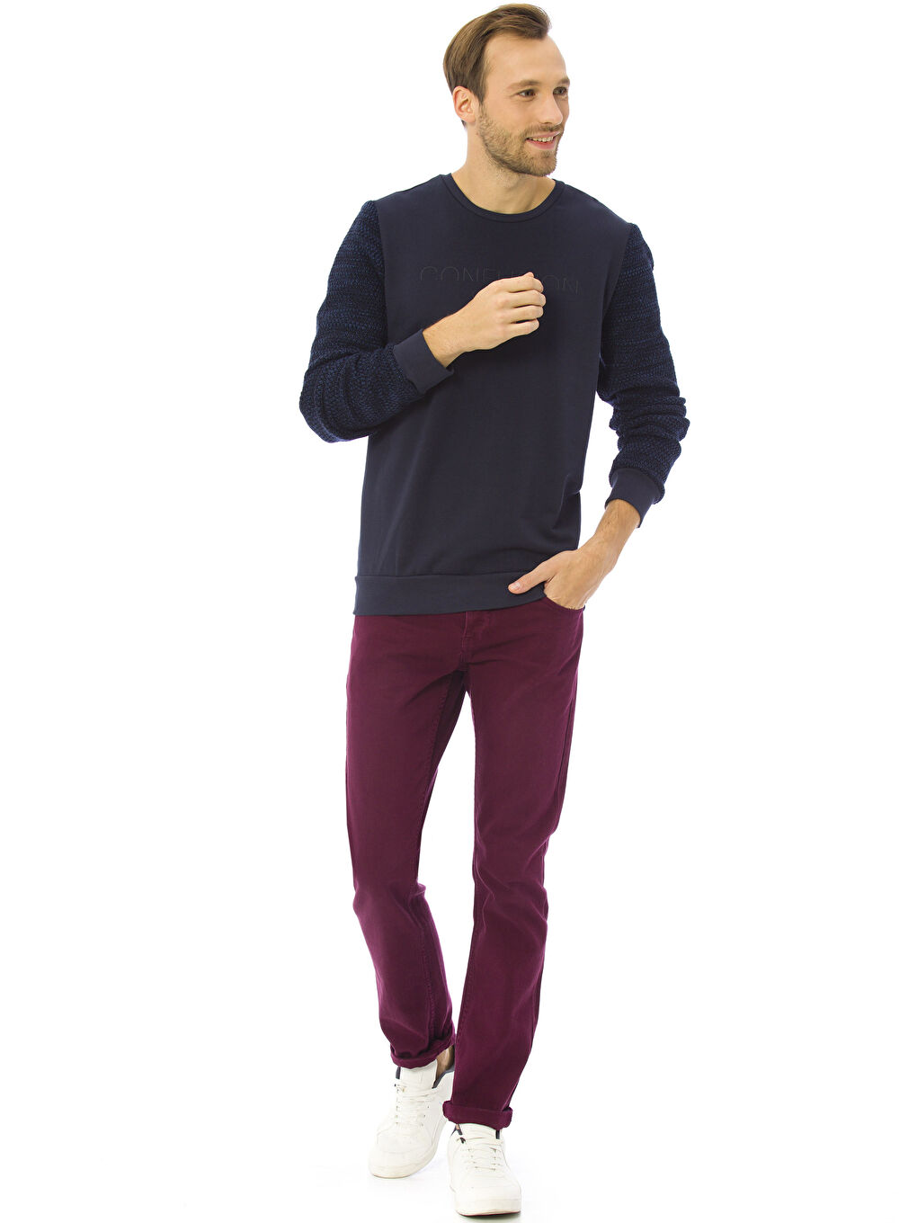 XSIDE Mann DUNKELBLAU Sweatshirt -7K7275Z8-HRZ
