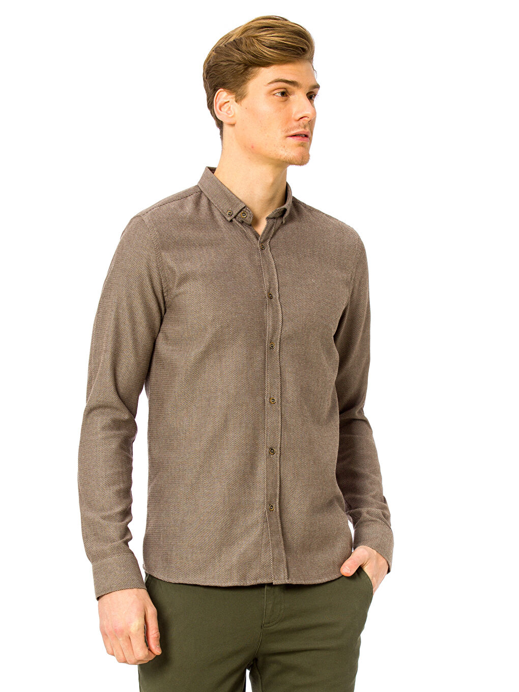 Chemise BEIGE Homme