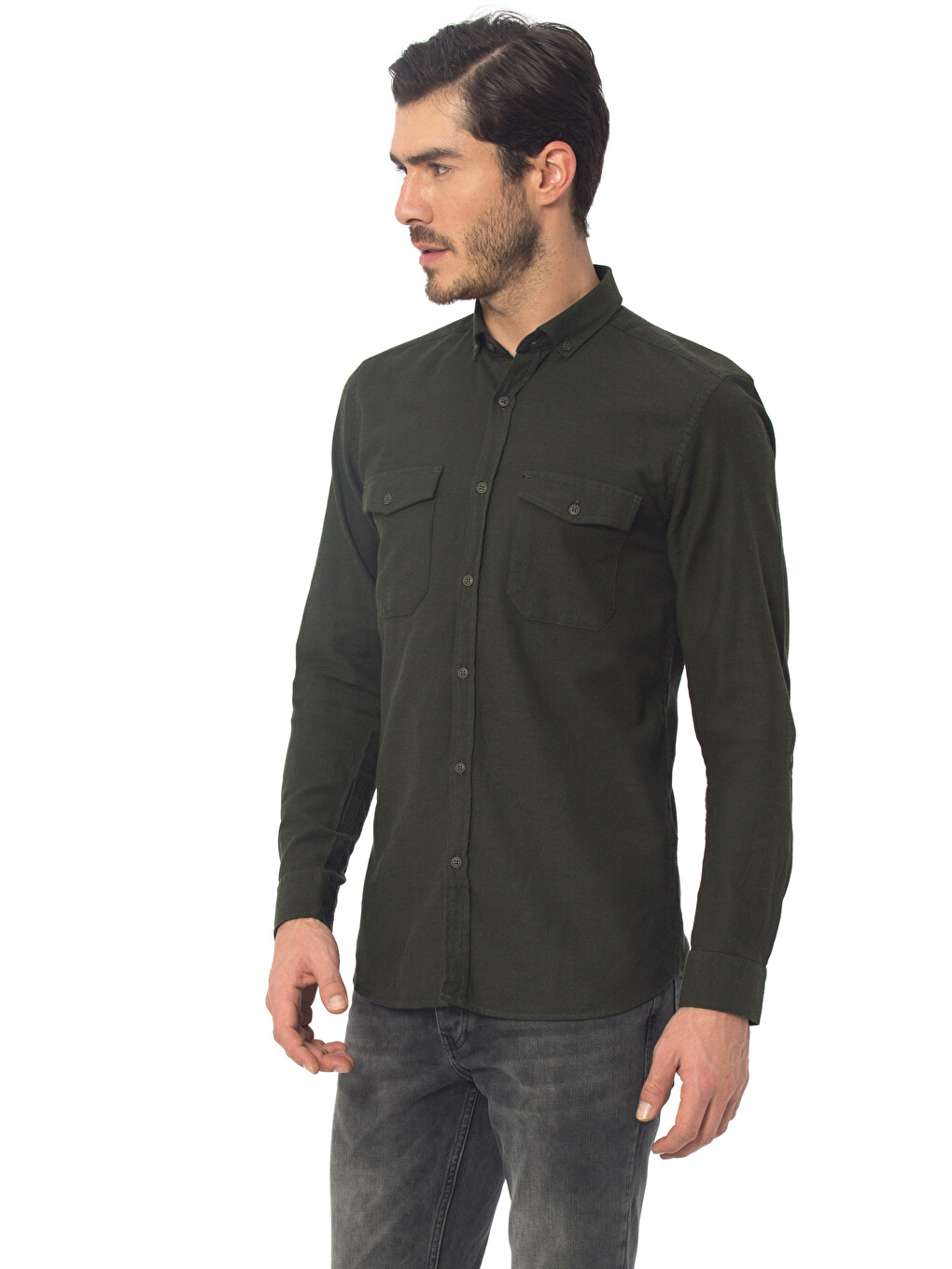 Man KHAKI Shirt