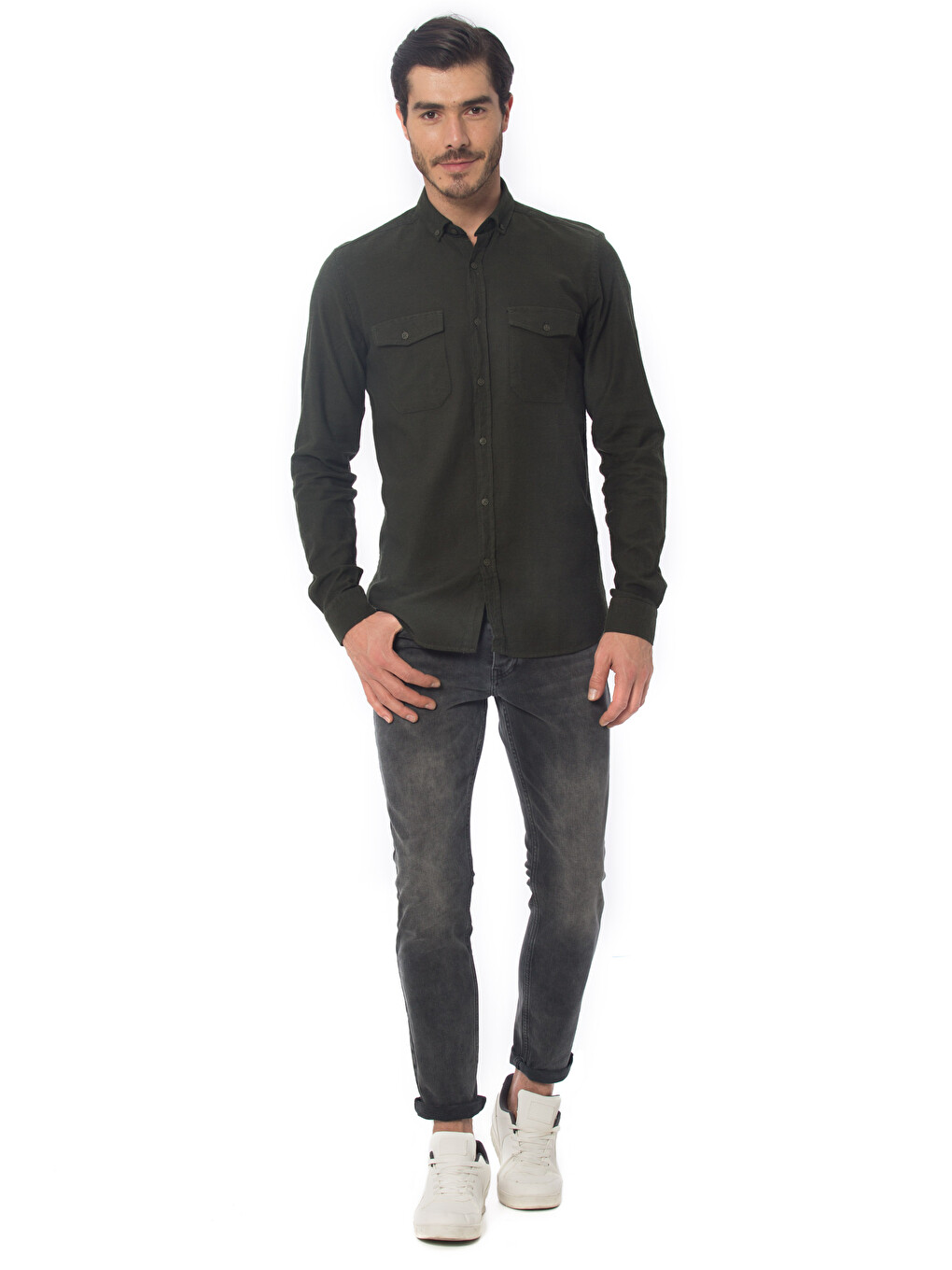 Man KHAKI Shirt-2