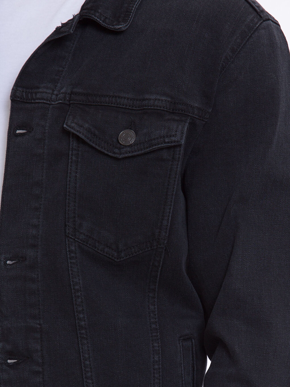 Veste en jean NOIR Homme-3