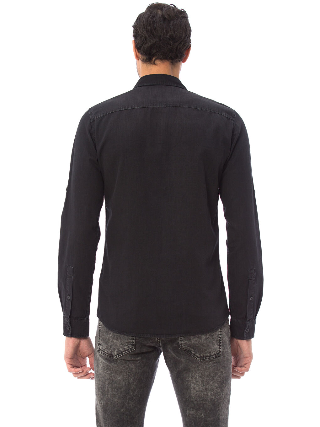 Man BLACK Denim Shirt -7K8473Z8-326