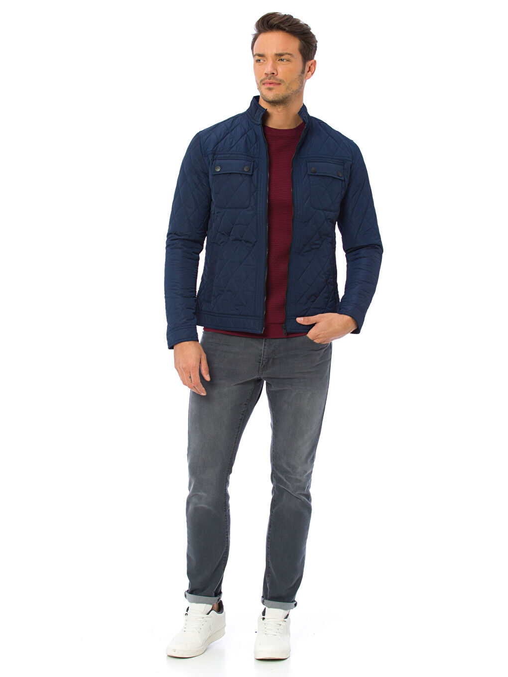 Man NAVY Puffer Coat-3