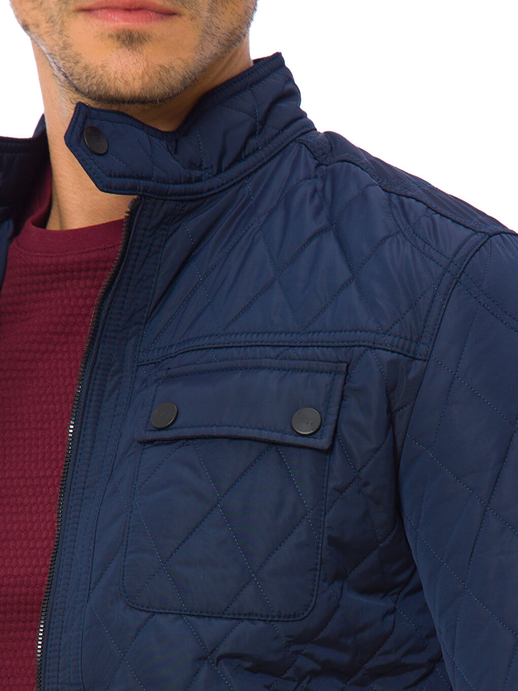 Man NAVY Puffer Coat-4