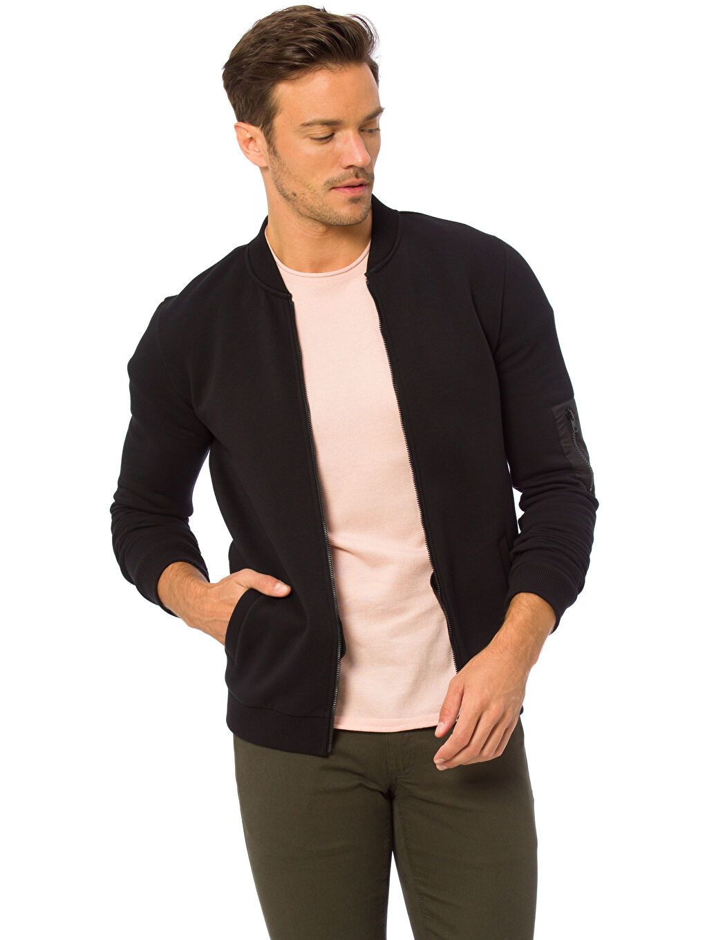 Man BLACK Cardigan-1