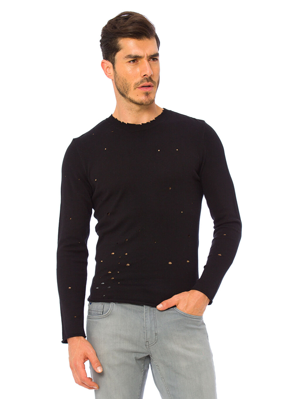 Man BLACK Sweater