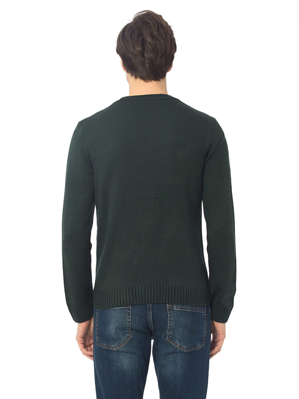 Regular Fit Christmas Themed Men's Knitwear Sweater-2
