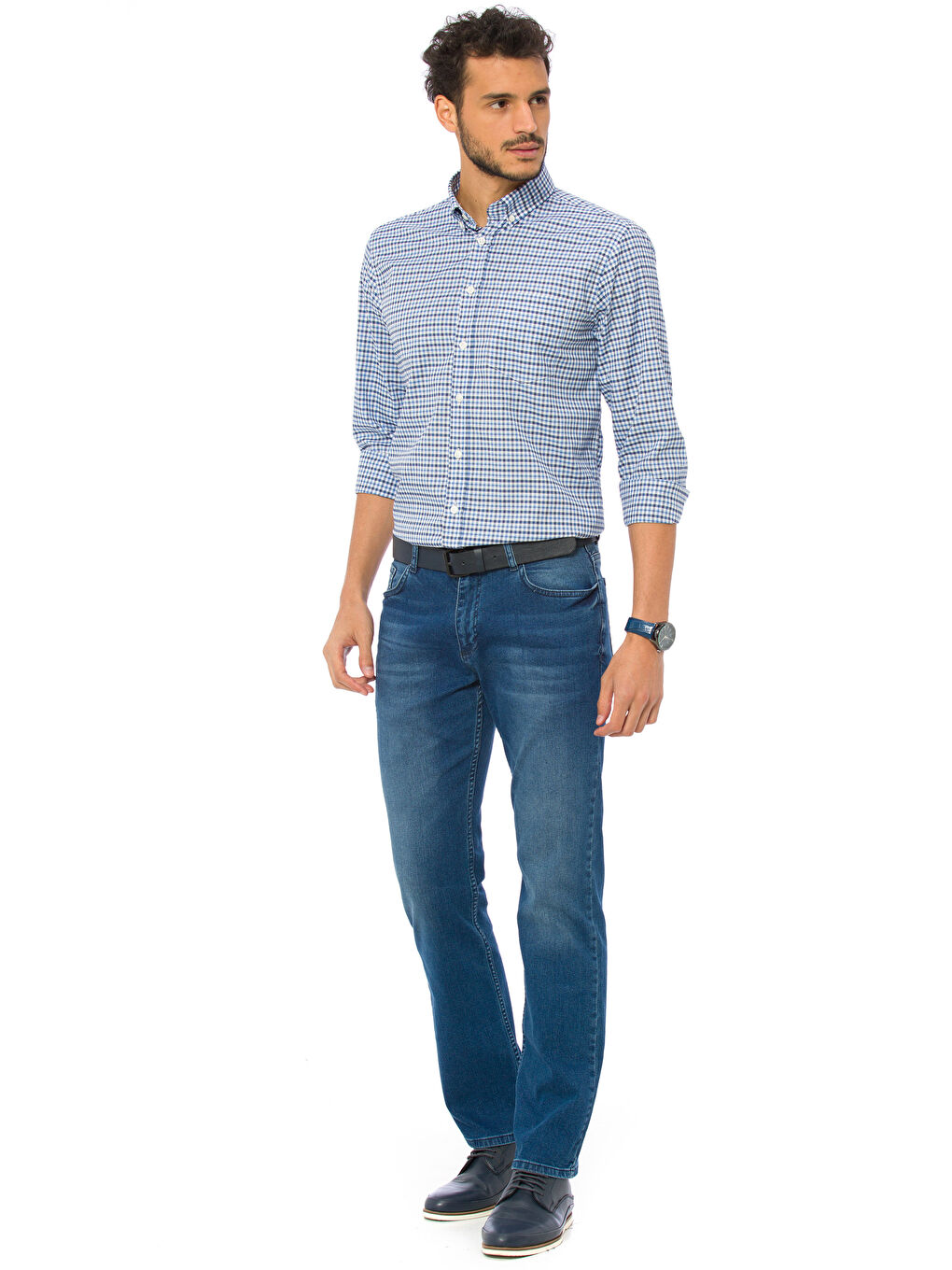 Bej Vizon-Füme Gömlek-2