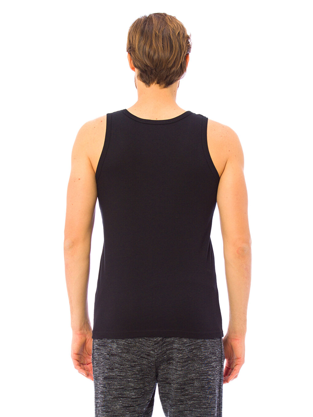 Yeni Siyah İç Giyim Atlet-1