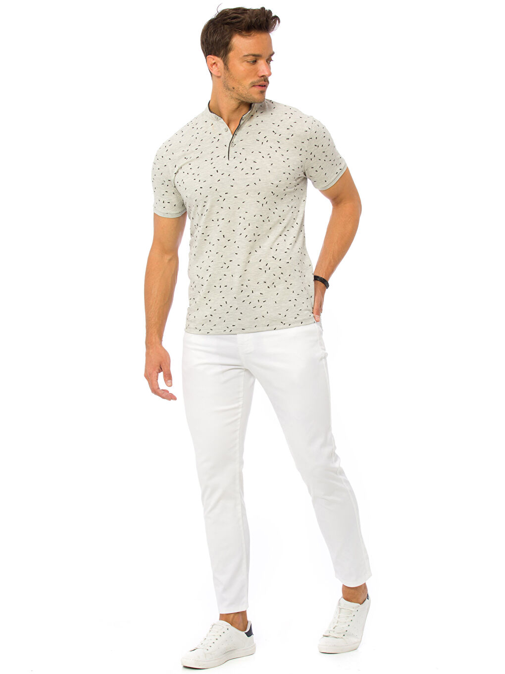 Pembe-Lila-Beyaz Tişört-3