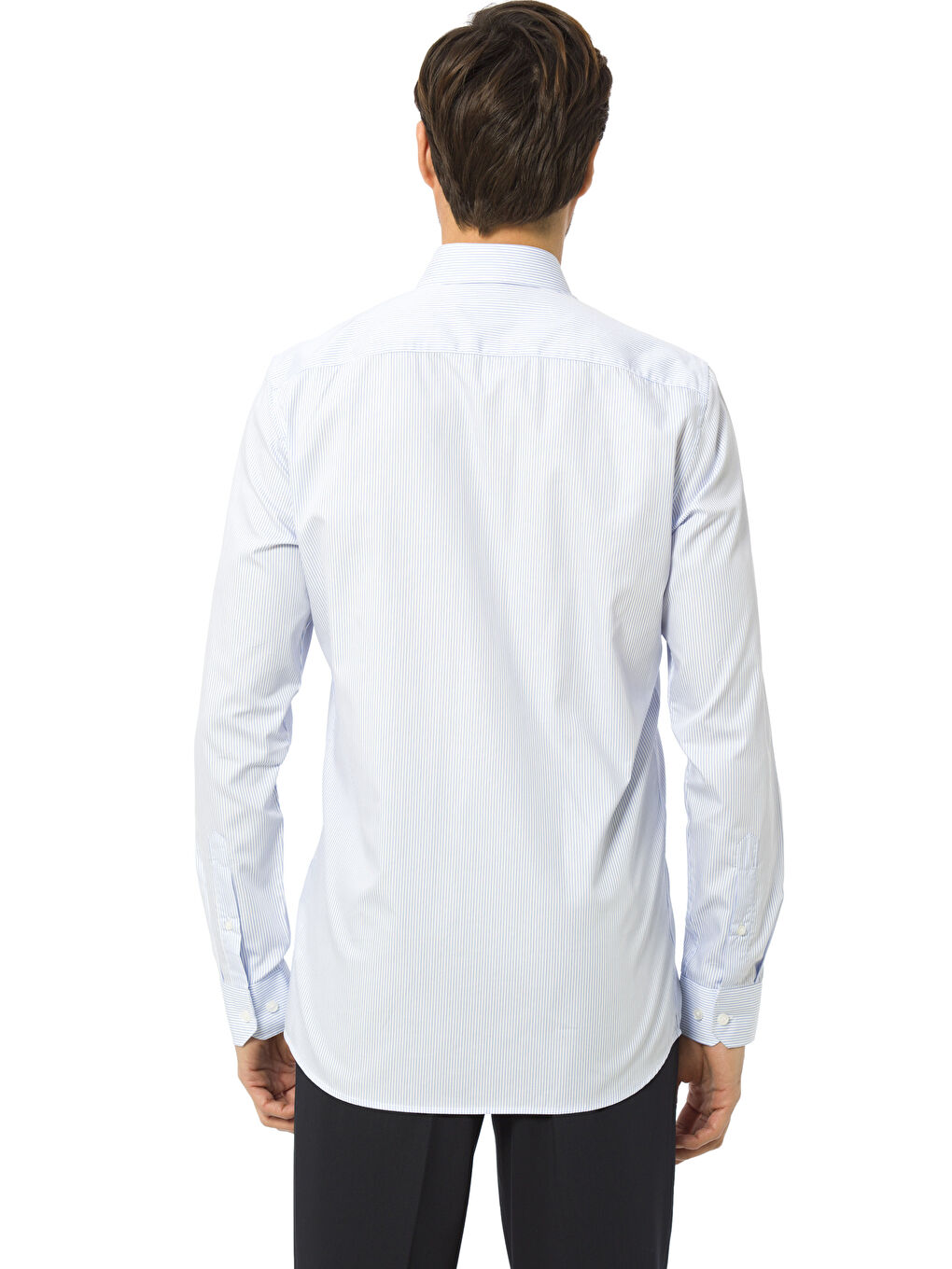 Beyaz-Açık Gri-Altın Gömlek-2